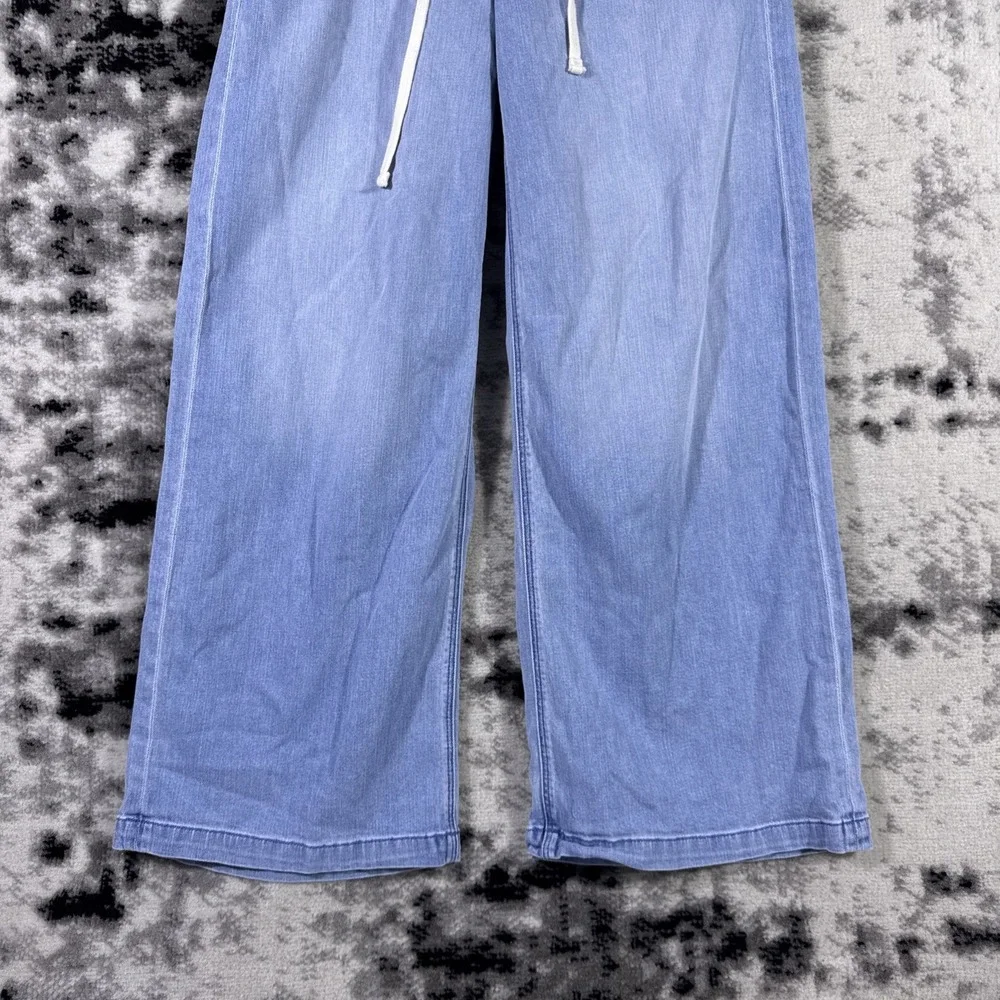 American Eagle‎ Jeans Womens Size Small Wide Leg Drawstring Hippie Boho Stretch